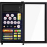 Merax Mini réfrigérateur de 76 l, autonome, avec réfrigérateur de 70 l + congélateur de 6 l, étagères réglables, lumière LED, su