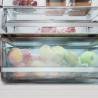 Cecotec réfrigérateur combi 335l no frost bolero coolmarket combi 335 blanc glass e. hauteur 195,3cm et 59,5cm largeur, compress