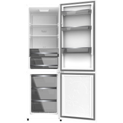 Cecotec réfrigérateur combi 335l no frost bolero coolmarket combi 335 blanc glass e. hauteur 195,3cm et 59,5cm largeur, compress