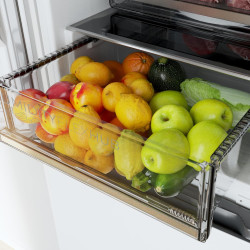 Cecotec réfrigérateur combi 335l no frost bolero coolmarket combi 335 blanc e. hauteur 195,3cm et 59,5cm largeur, compresseur in