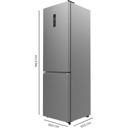 Cecotec Réfrigérateur Combi 335L No Frost Bolero CoolMarket Combi 335 Inox E. Hauteur 195,3cm et 59,5cm Largeur, Compresseur Inv