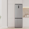 Cecotec Réfrigérateur Combi 335L No Frost Bolero CoolMarket Combi 335 Inox E. Hauteur 195,3cm et 59,5cm Largeur, Compresseur Inv
