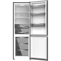 Cecotec réfrigérateur combi 335l no frost bolero coolmarket combi 335 noir glass e. hauteur 195,3cm et 59,5cm largeur, compresse