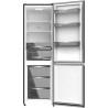Cecotec réfrigérateur combi 335l no frost bolero coolmarket combi 335 noir glass e. hauteur 195,3cm et 59,5cm largeur, compresse