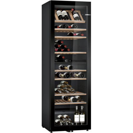 Bosch KWK36ABGA Série 6 Réfrigérateur à vin 186 x 60 cm 199 bouteilles Température 5-20 °C Deux zones de température 405 L Éclai