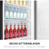 Bomann, Réfrigérateur pour boissons 347L, Eclairage intérieur LED KSG7351, Noir