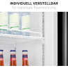 Bomann, Réfrigérateur pour boissons 347L, Eclairage intérieur LED KSG7351, Noir