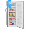 Bomann GS 7340 Stand Gefrierschrank, 168l, 4 Schubladen, stufenlose Temperaturregelung, Edelstahl-Optik