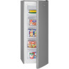 Bomann GS 7340 Stand Gefrierschrank, 168l, 4 Schubladen, stufenlose Temperaturregelung, Edelstahl-Optik