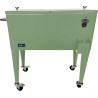 AXI Retro Cooler Vert | Réfrigérateur De Boissons Mobile pour L’Extérieur/Le Jardin | Glacière 76 Litre