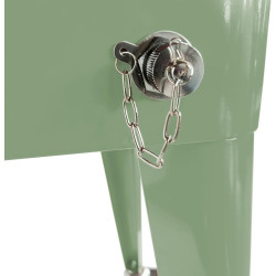 AXI Retro Cooler Vert | Réfrigérateur De Boissons Mobile pour L’Extérieur/Le Jardin | Glacière 76 Litre