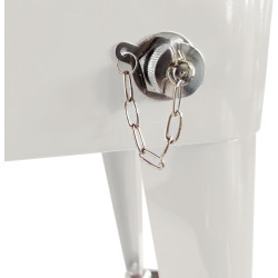 AXI Retro Cooler Blanc | Réfrigérateur De Boissons Mobile pour L’Extérieur/Le Jardin | Glacière 76 Litre