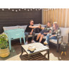 AXI Retro Cooler Menthe | Réfrigérateur De Boissons Mobile pour L'Extérieur/Le Jardin | Glacière 76 Litre
