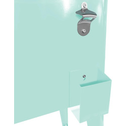 AXI Retro Cooler Menthe | Réfrigérateur De Boissons Mobile pour L'Extérieur/Le Jardin | Glacière 76 Litre