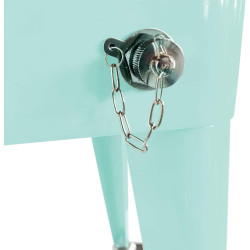 AXI Retro Cooler Menthe | Réfrigérateur De Boissons Mobile pour L'Extérieur/Le Jardin | Glacière 76 Litre