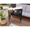 AXI Retro Cooler Noir | Réfrigérateur De Boissons Mobile pour L’Extérieur/Le Jardin | Glacière 76 Litre
