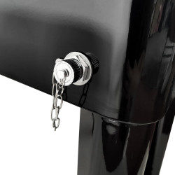 AXI Retro Cooler Noir | Réfrigérateur De Boissons Mobile pour L’Extérieur/Le Jardin | Glacière 76 Litre