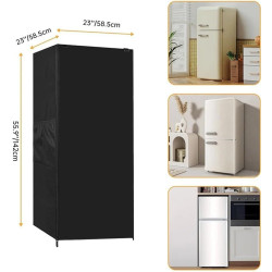 Housse de protection pour réfrigérateur extérieur en tissu Oxford 210D de Zhanhai, protection anti-poussière et imperméable pour