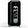 Klarstein - Cave à vin autonome - 1 zone - Petite armoire à vin - Avec porte en verre - Pour l'intérieur et l'extérieur - 15 bou