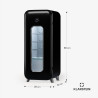 Klarstein - Cave à vin autonome - 1 zone - Petite armoire à vin - Avec porte en verre - Pour l'intérieur et l'extérieur - 15 bou