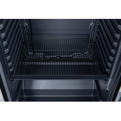 METRO Professional Réfrigérateur à Boissons/Frigo Vitré GSC2360CB, 62 x 64.6 x 193.5 cm, 347 L, Froid Ventilé, 180 W, avec Serru