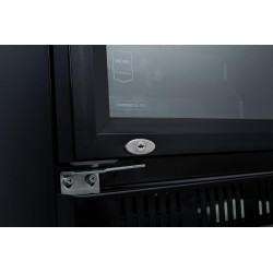 METRO Professional Réfrigérateur à Boissons/Frigo Vitré GSC2360CB, 62 x 64.6 x 193.5 cm, 347 L, Froid Ventilé, 180 W, avec Serru