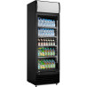 METRO Professional Réfrigérateur à Boissons/Frigo Vitré GSC2350B, 62 x 63.6 x 201.1cm, 324L, Froid Ventilé, 180W, 1 Porte Vitrée