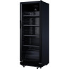 METRO Professional Réfrigérateur à Boissons GSC2360B, Acier/Verre, 62 x 63.6 x 175.3 cm, 347 L, avec Serrure, Noir