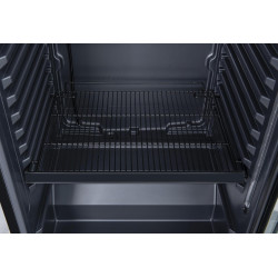 METRO Professional Réfrigérateur à Boissons GSC2360B, Acier/Verre, 62 x 63.6 x 175.3 cm, 347 L, avec Serrure, Noir
