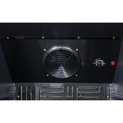 METRO Professional Réfrigérateur à Boissons GSC2360B, Acier/Verre, 62 x 63.6 x 175.3 cm, 347 L, avec Serrure, Noir