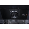 METRO Professional Réfrigérateur à Boissons GSC2360B, Acier/Verre, 62 x 63.6 x 175.3 cm, 347 L, avec Serrure, Noir