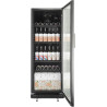 METRO Professional Réfrigérateur à Boissons GSC2360B, Acier/Verre, 62 x 63.6 x 175.3 cm, 347 L, avec Serrure, Noir