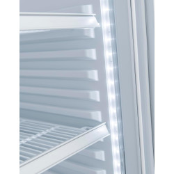 METRO Professional Réfrigérateur à Boissons/Frigo Vitré GSC2360C, Métal/Verre 62 x 64.6 x 193.5cm, 347 L, Froid Ventilé, 180 W, 