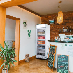 METRO Professional Réfrigérateur à Boissons/Frigo Vitré GSC2360C, Métal/Verre 62 x 64.6 x 193.5cm, 347 L, Froid Ventilé, 180 W, 