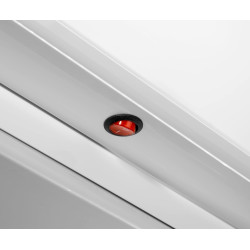 METRO Professional Réfrigérateur à boissons/Frigo vitré GSC2350B, 62 x 63.6 x 201.1 cm, 324 L, blanc