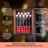 KLARSTEIN Mini Frigo de Chambre de 60L pour Boissons et Bieres, Petit Frigo Silencieux, Mini Bar Intérieur/Ext, Petit Refrigerat