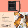 KLARSTEIN Mini Frigo de Chambre de 60L pour Boissons et Bieres, Petit Frigo Silencieux, Mini Bar Intérieur/Ext, Petit Refrigerat
