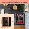 KLARSTEIN Mini Frigo de Chambre de 60L pour Boissons et Bieres, Petit Frigo Silencieux, Mini Bar Intérieur/Ext, Petit Refrigerat