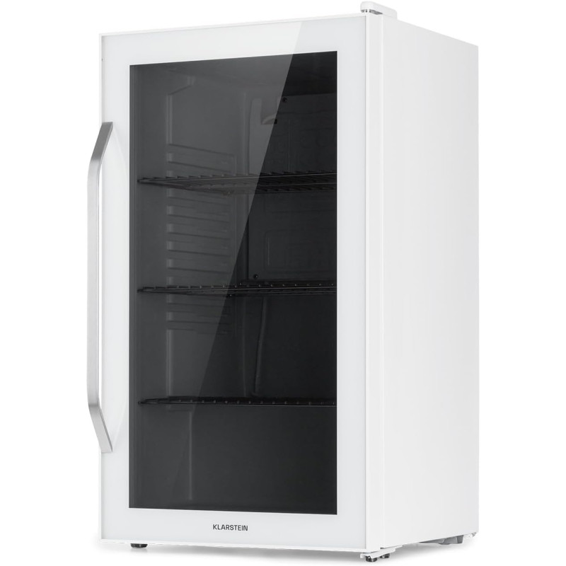 KLARSTEIN Mini Frigo de Chambre et Bureau pour Boisson, Petit Frigo Silencieux, Refrigerateur Mini Bar 80L, Petit Réfrigérateur 