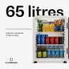 Klarstein Audrey Evo Réfrigérateur à boissons 65 L - Réfrigérateur à boissons avec porte vitrée, éclairage LED, température régl