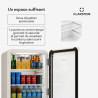 Klarstein Audrey Evo Réfrigérateur à boissons 65 L - Réfrigérateur à boissons avec porte vitrée, éclairage LED, température régl