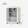 Klarstein Audrey Evo Réfrigérateur à boissons 65 L - Réfrigérateur à boissons avec porte vitrée, éclairage LED, température régl