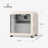 Klarstein Audrey Evo Réfrigérateur à boissons 45 L - Réfrigérateur à boissons avec porte vitrée, éclairage LED, température régl