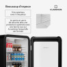 Klarstein Audrey Evo Réfrigérateur à boissons - 93 L Vitrine réfrigérée à boissons, Porte à double vitrage, Éclairage LED, Tempé