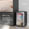 Klarstein Audrey Evo Réfrigérateur à boissons - 113 L, Porte à double vitrage, LED, Thermostat mécanique, Température 0-10°C, De