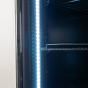 GastroHero Réfrigérateur à boissons ECO 1500 avec portes rabattables et élément lumineux pour la restauration