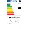 GastroHero Réfrigérateur à boissons ECO 1500 avec portes rabattables et élément lumineux pour la restauration