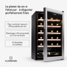 Klarstein Shiraz Refroidisseur de vin sur pied pour bouteilles de vin, prosecco et bière, pavé tactile, réfrigérateur de bar int