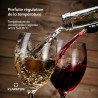Klarstein Shiraz Refroidisseur de vin sur pied pour bouteilles de vin, prosecco et bière, pavé tactile, réfrigérateur de bar int