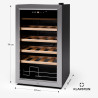 Klarstein Shiraz Refroidisseur de vin sur pied pour bouteilles de vin, prosecco et bière, pavé tactile, réfrigérateur de bar int